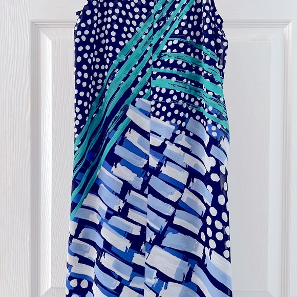NIC+ZOE | Maxi Dress | PP | 0-2 | Bloom Me Away | Blue Green White | Lined | $35 - Picture 9 of 15